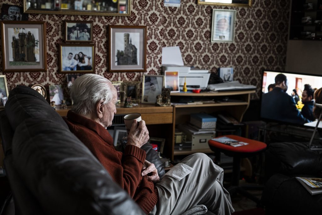Social housing photography captured in the homes of residents for a sustainability communications campaign