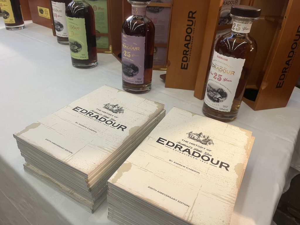Edradour book and Edradour whisky